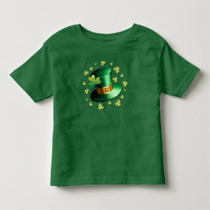 Camiseta Infantil Chapéu da almofada de St Patrick e t-shirt do