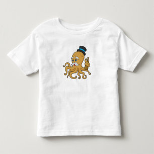 Camiseta Infantil Chapéu de Cavalheiro de Polvo