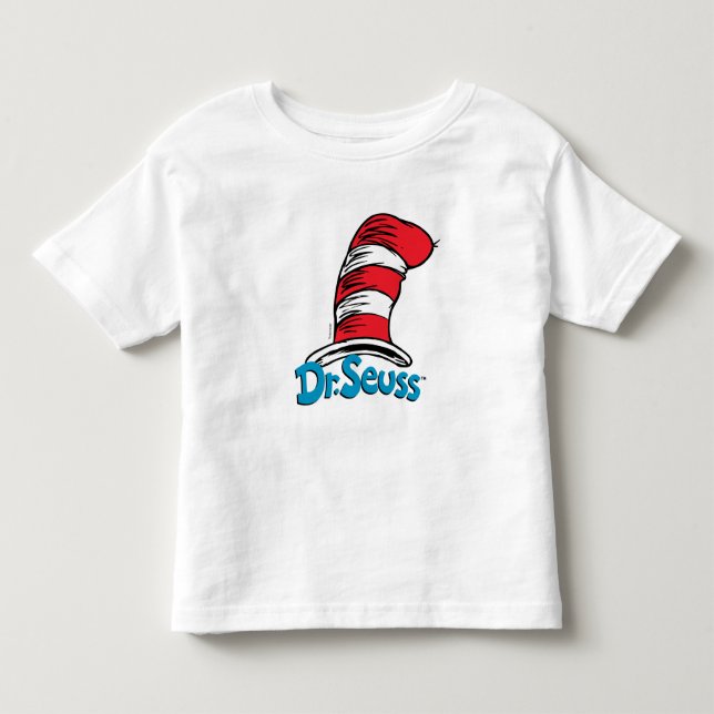 Camiseta Infantil Chapéu do Dr. Seuss Logo (Frente)