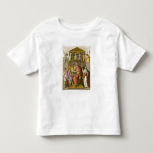 Camiseta Infantil Charles II (823-77) o calvo, após um manuscrito