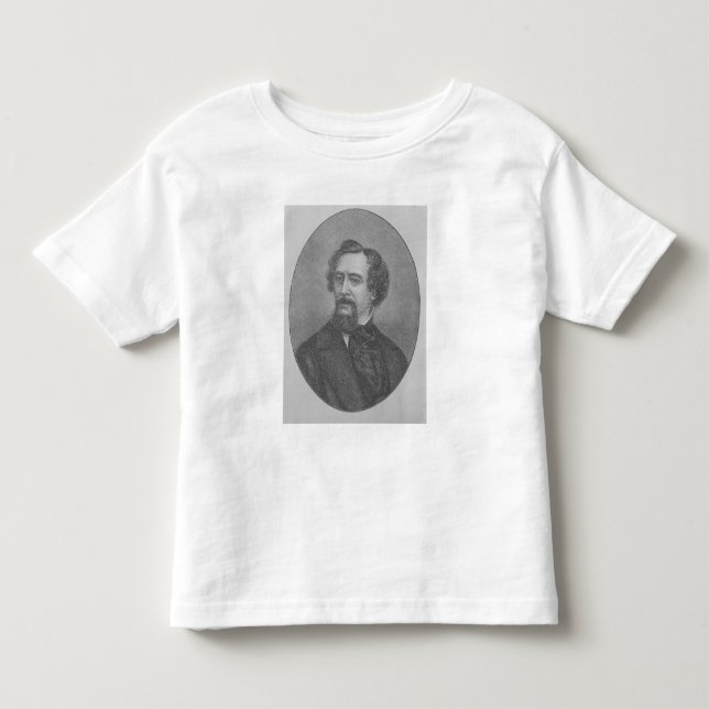Camiseta Infantil Charles John Huffam Dickens (Frente)