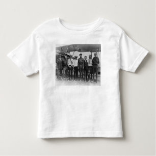 Camiseta Infantil Charles Lindbergh com os 7 homens, incluindo