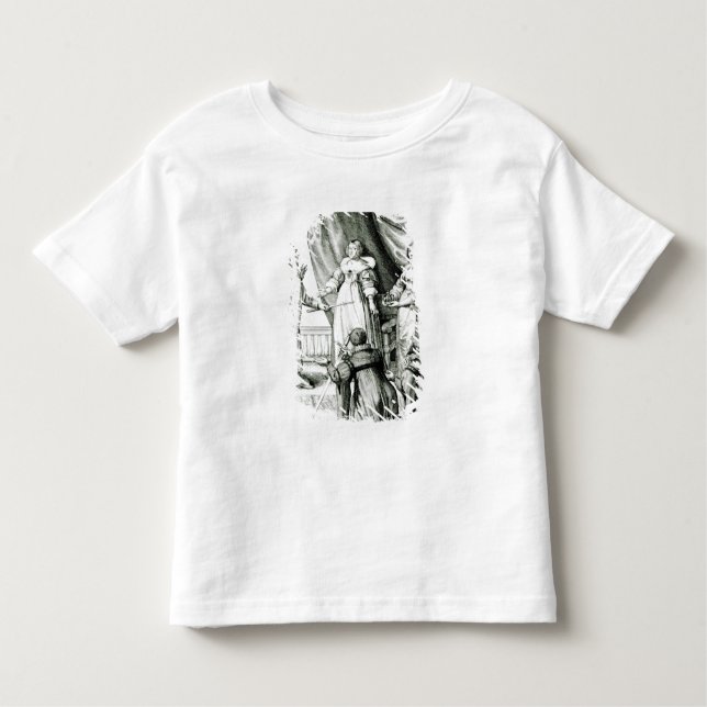Camiseta Infantil Charles mim que estou sendo dado o sceptre e a (Frente)