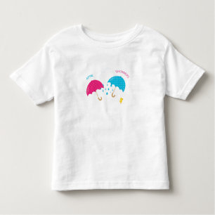 Camiseta Infantil Chás de abril - Guarda-chuvas no dia