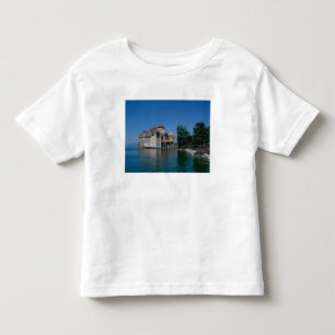 Camiseta Infantil Chateau Chillon, Lago de Genebra, Cantão de Vaud,