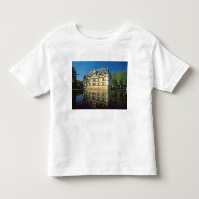 Camiseta Infantil Chateau de Azay-le-Rideau, Indre-et-Loire, (Frente)