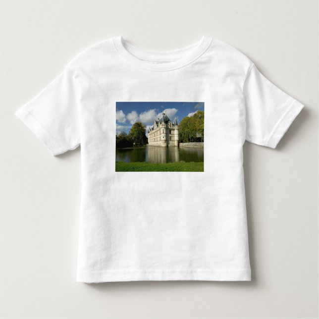 Camiseta Infantil Chateau de Azay-le-Rideau, Indre-et-Loire, 2 (Frente)