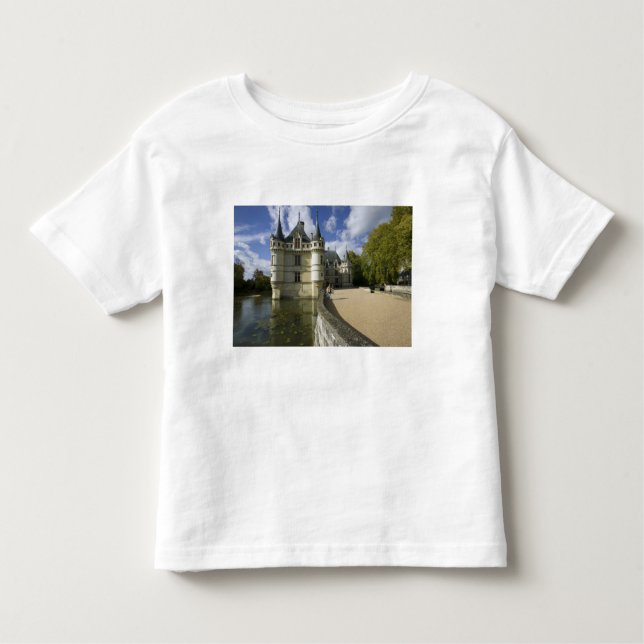 Camiseta Infantil Chateau de Azay-le-Rideau, Indre-et-Loire, 3 (Frente)