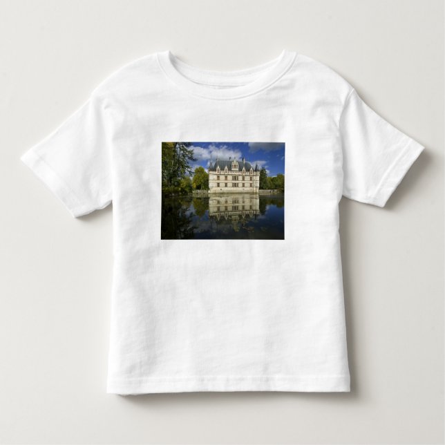 Camiseta Infantil Chateau de Azay-le-Rideau, Indre-et-Loire, 4 (Frente)
