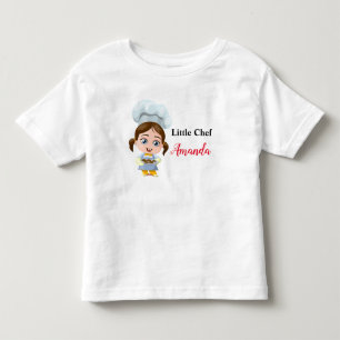 Camiseta Infantil Chef de cozinha/Camisa de cozinha para bebê