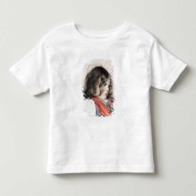Camiseta Infantil Chefe de uma Criança (Frente)