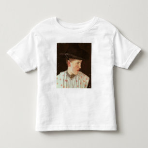 Camiseta Infantil Chefe de uma Menina Camponesa, c.1880