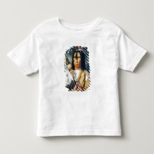 Camiseta Infantil Chefe do nativo americano das pessoas do Cree de