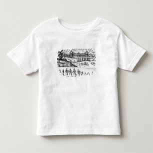 Camiseta Infantil Chegada da rainha Elizabeth mim