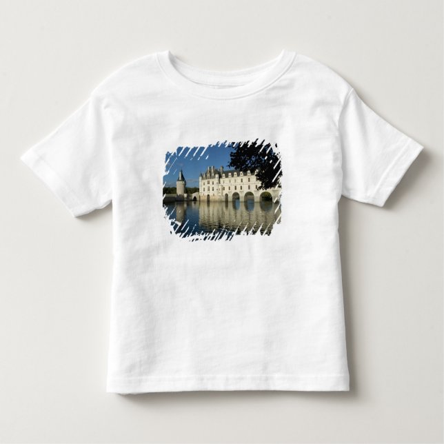 Camiseta Infantil Chenonceau Chateau, Rio Cher, Loir-et-Cher, 2 (Frente)