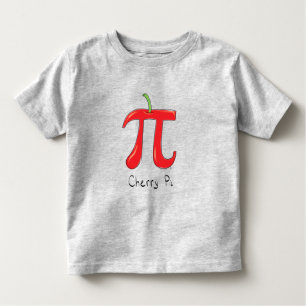 Camiseta Infantil Cherry Pi - Símbolo Matemática do Criança