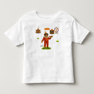 Camiseta Infantil Chester o palhaço chimpanzé