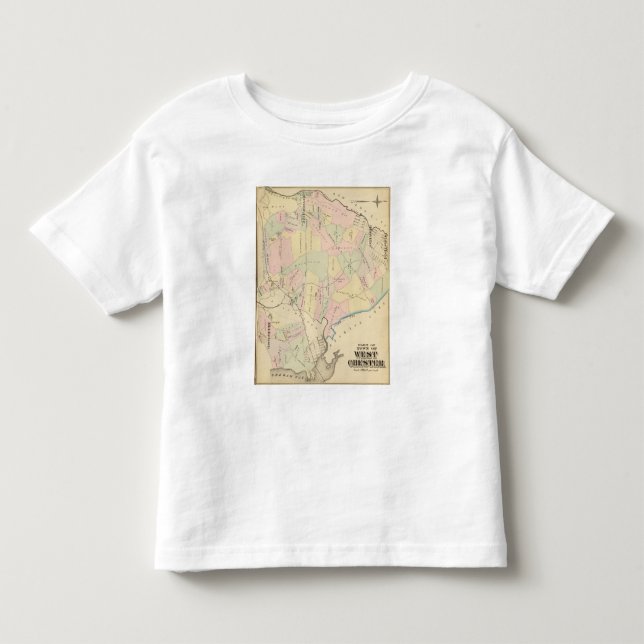 Camiseta Infantil Chester ocidental, New York (Frente)