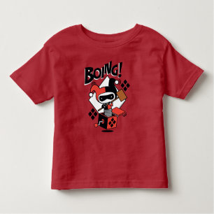Camiseta Infantil Chibi Harley-Quinn-In-A-Box Com Martelo