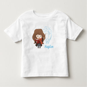 Camiseta Infantil Chibi Hermione Granger Patronus