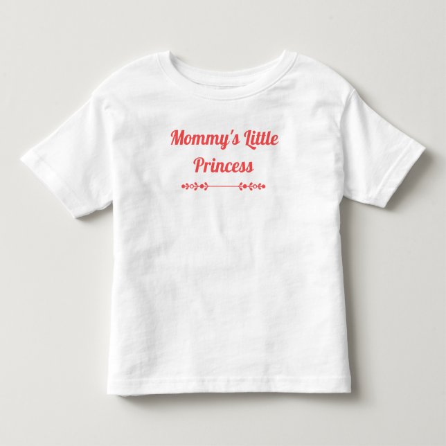 Camiseta Infantil Chic Mamãe Little Princess (Frente)