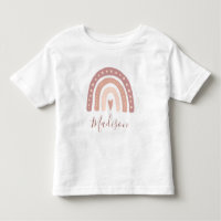 Chic Pastel Rosa Rainbow Boho Primeiro Aniversário