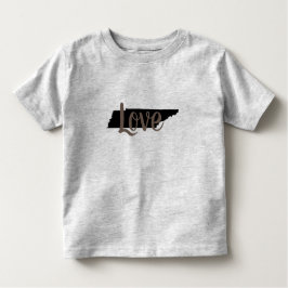 Camiseta Infantil chic rústico AMOR TENNESSEE em script |
