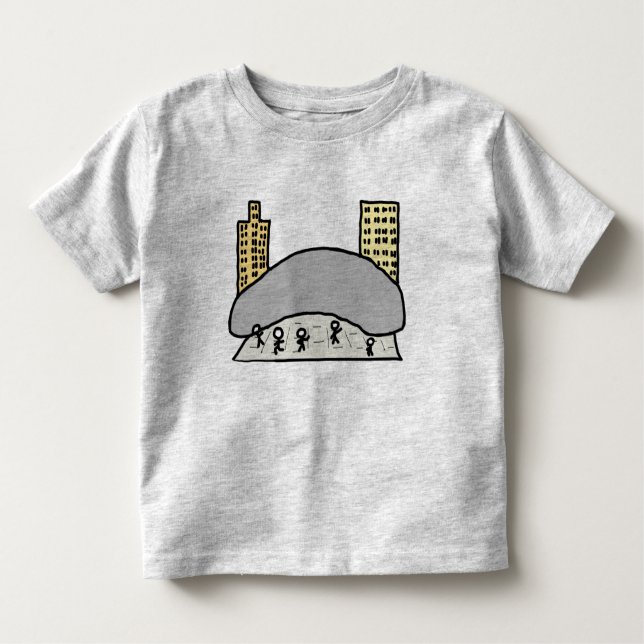 Camiseta Infantil Chicago Bean (Frente)