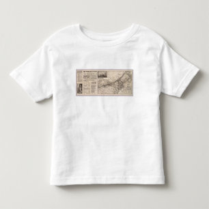 Camiseta Infantil Chicago e estrada de ferro grande do tronco