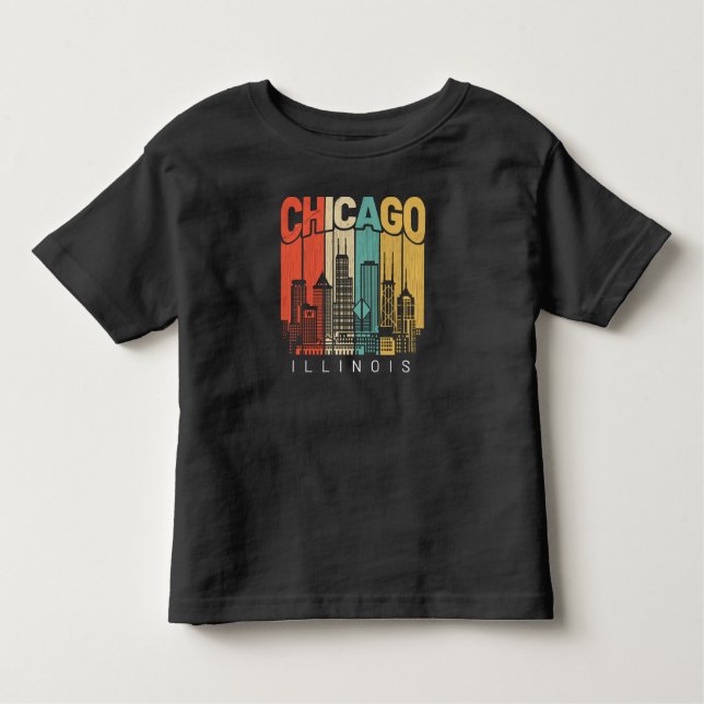 Camiseta Infantil Chicago Illinois (Frente)