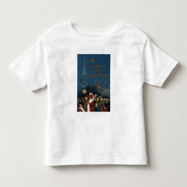 Camiseta Infantil Chifres de sopro da multidão (Frente)
