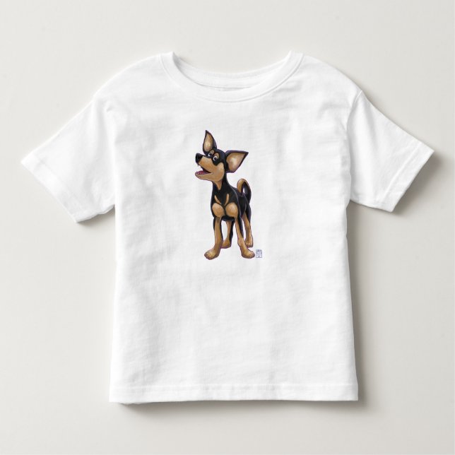 Camiseta Infantil Chihuahua T-Shirts (Frente)