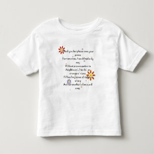 Camiseta Infantil Child T - Poema de Louvor