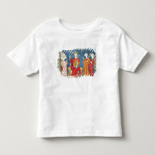 Camiseta Infantil Childeric II, rei de Merovingian de Austrasia
