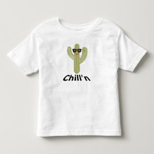 Camiseta Infantil Chill N Cactus Design - Toddler Fine Jersey T-Shir