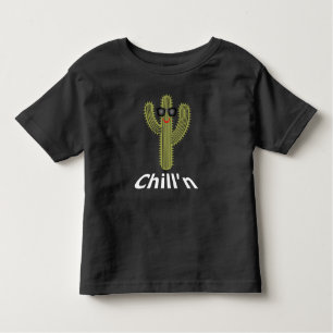 Camiseta Infantil Chill N Cactus Design - Toddler Fine Jersey T-Shir