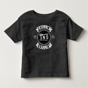 Camiseta Infantil Chillin e Grillin Funny Outdoor Summer CHURRASCO