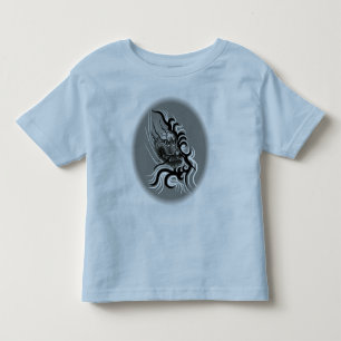 Camiseta Infantil China-Drache em Estilo de Tatuagem