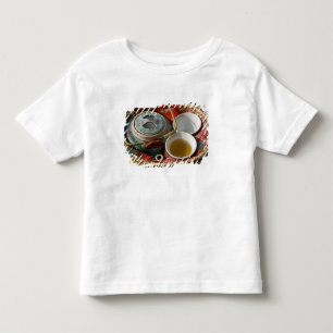 Camiseta Infantil China, Hong Kong. Bule de chá tradicional chinês &