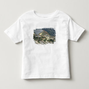 Camiseta Infantil China, Província de Yunnan. Terraços de arroz inun