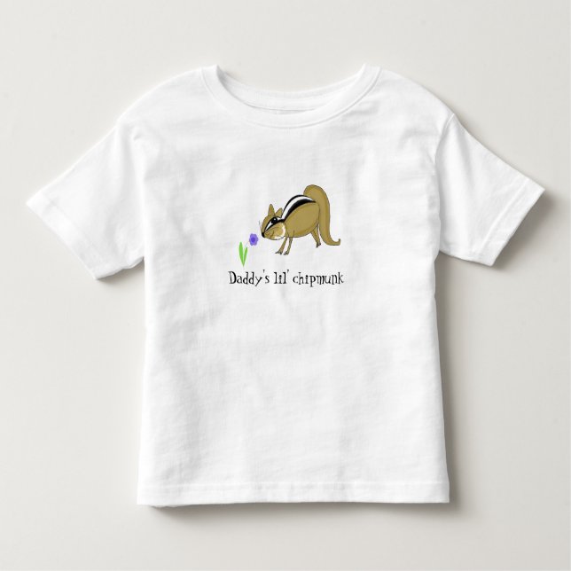 Camiseta Infantil Chipset com Flor e Dizendo (Frente)