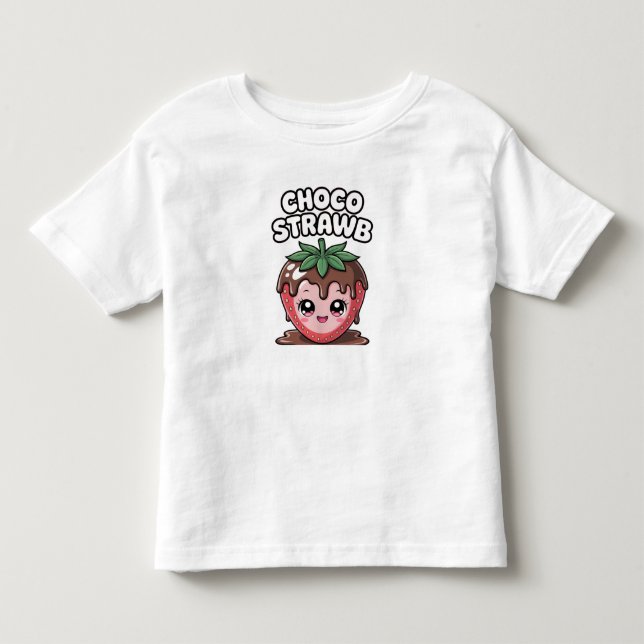 CAMISETA INFANTIL CHOCO MORANGO (Frente)
