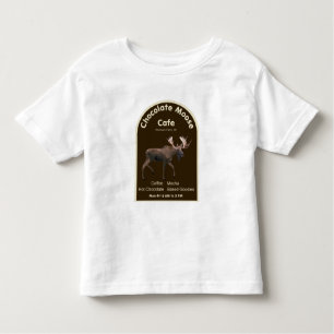 Camiseta Infantil Chocolate Moose Café