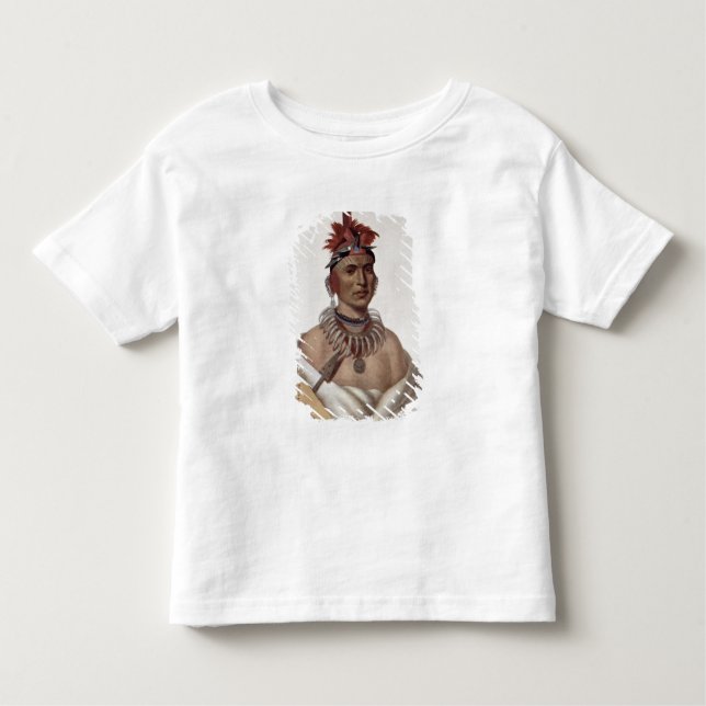 Camiseta Infantil Chon-CA-Pe ou "Kansas grande", um chefe de Oto (Frente)