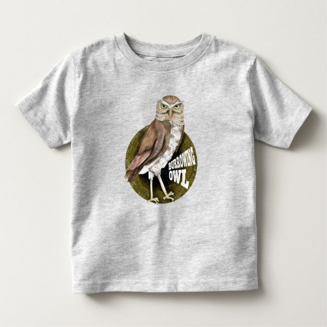 Camiseta Infantil Choque de coruja (Frente)