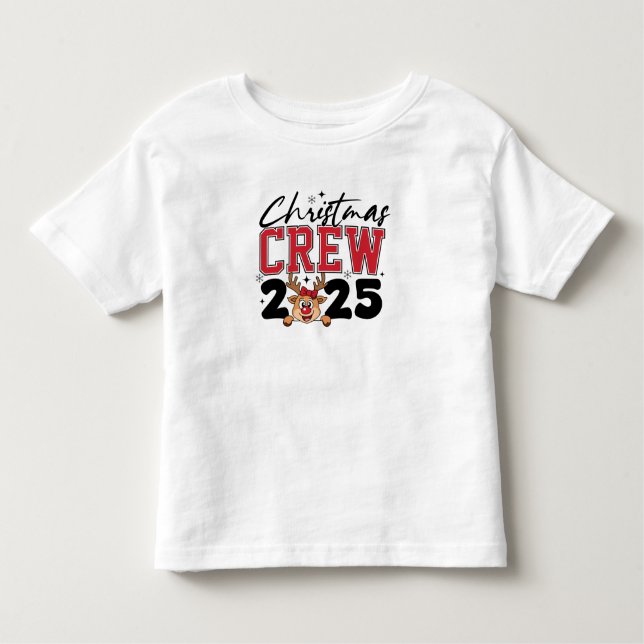 Camiseta Infantil Christmas 2025 Crew (Frente)