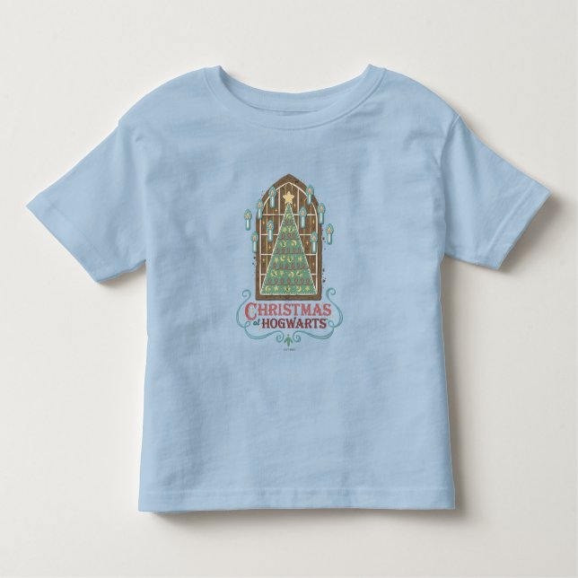 Camiseta Infantil Christmas at HOGWARTS™ Cookie Graphic (Frente)