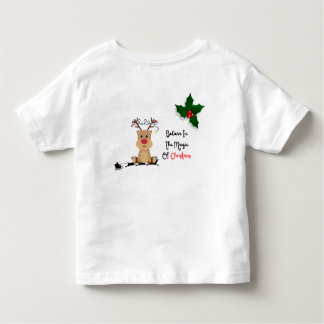 Camiseta Infantil christmas believein the magic of christmas