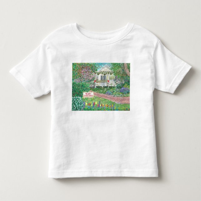 Camiseta Infantil Christmas version of painting by Cathy Hayson (Frente)