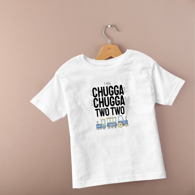 Camiseta Infantil Chugga Chugga Dois | Kid Birthday T-Shirt (Criador carregado)